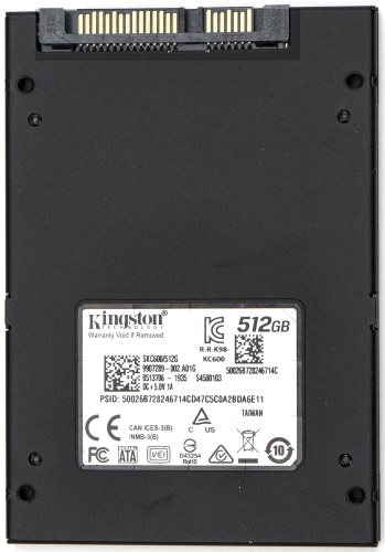 SSD диск Kingston KC600 512GB (SKC600/512G)