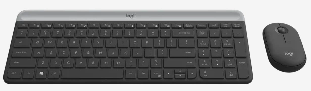 Набор периферии Logitech MK470 графитовый/светло-серый (920-009180)