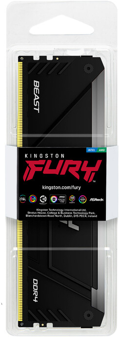 Оперативная память Kingston Fury Beast Black RGB XMP 16GB DDR4 (KF432C16BB2A/16)