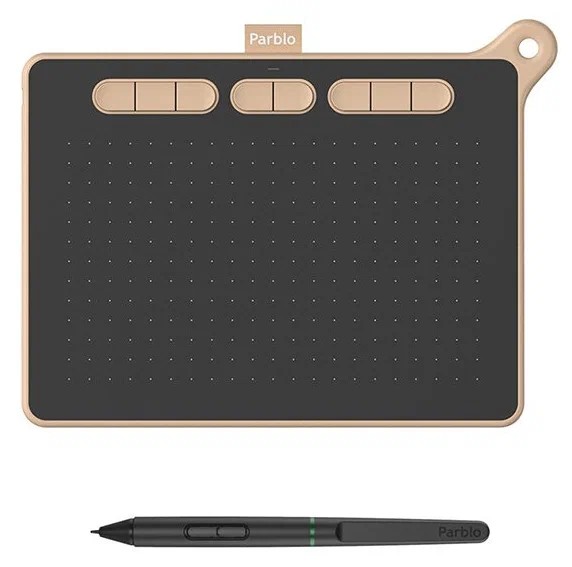 Графический планшет Parblo Ninos S Pink