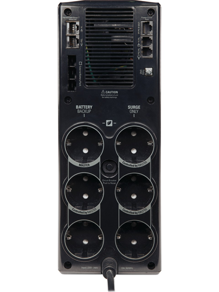 Источник бесперебойного питания APC Back-UPS Pro 1500VA/865W (BR1500G-GR)