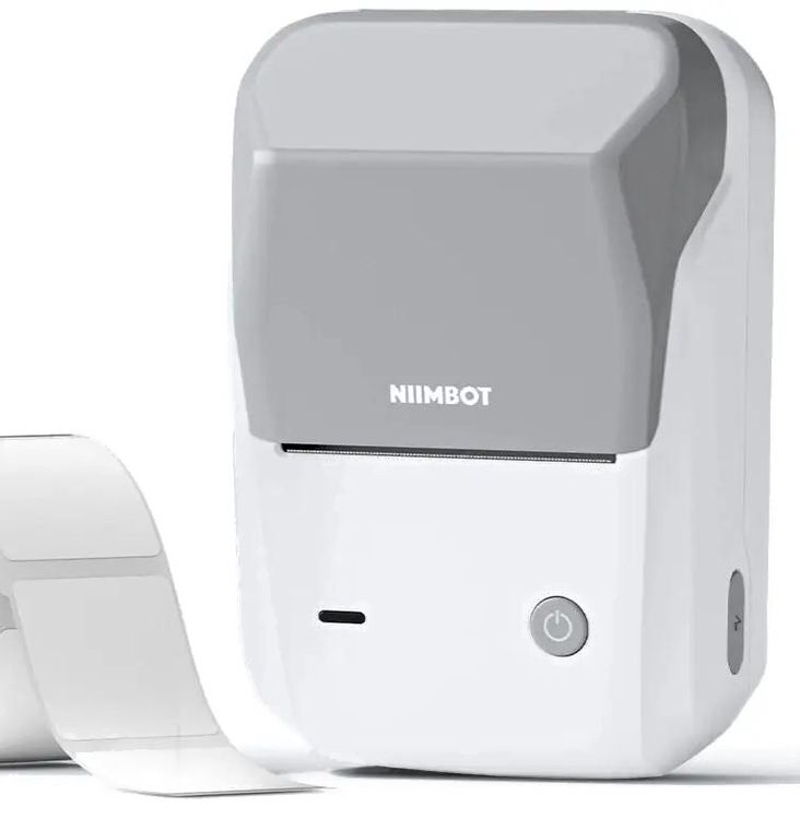 Термопринтер Niimbot B1 серебристый (1746887)