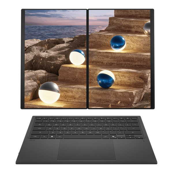 Ноутбук ASUS Zenbook Duo UX8407AA-SN197X Moher Gray (90NB16V1-M00900)