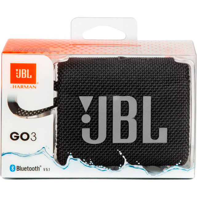 Беспроводная колонка JBL Go 3 черный (JBLGO3BLK)