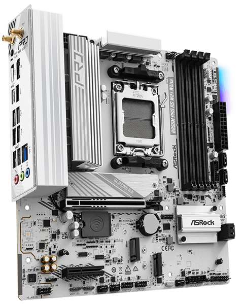 Материнская плата ASRock B850M Pro RS WIFI White