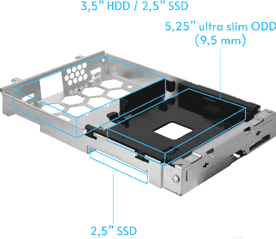 Корпус Chieftec UNI 300W черный (BE-10B-300)