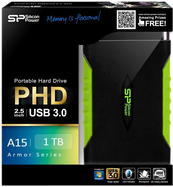 Внешний накопитель Silicon-Power 1TB SP010TBPHDA15S3K