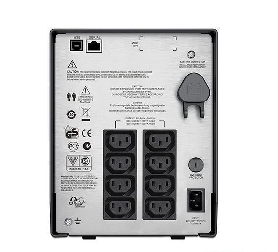 Источник бесперебойного питания APC Smart-UPS C SMC3000I черный