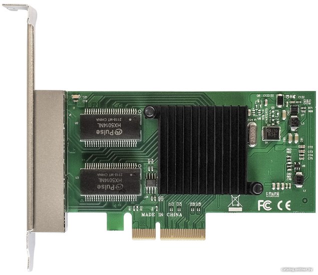 Сетевой адаптер Exegate EXE-I350-T4V2 (EX292508RUS) Сетевой адаптер Exegate EXE-I350-T4V2 (EX292508RUS)