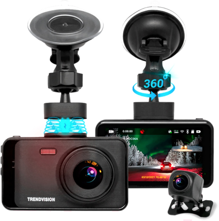 Автомобильный видеорегистратор Trendvision Winner черный
