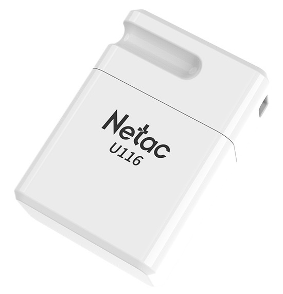 USB Flash-накопитель Netac U116 128GB белый (NT03U116N-128G-32WH)