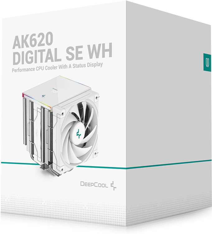 Кулер для процессора DeepCool AK620 Digital SE WH белый (R-AK620-WHADMN-GJD)