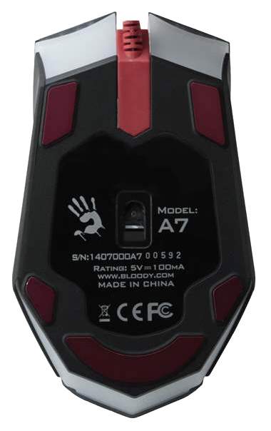Мышь A4Tech Bloody A7 черный