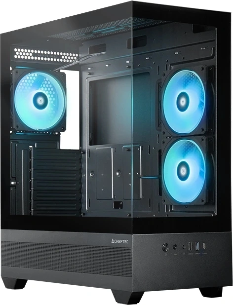 Корпус Chieftec Vista без БП черный (GT-01B-OP)