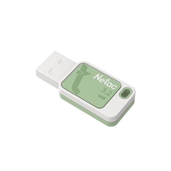 USB Flash-накопитель Netac UA31 128GB белый/зеленый (NT03UA31N-128G-32GN)