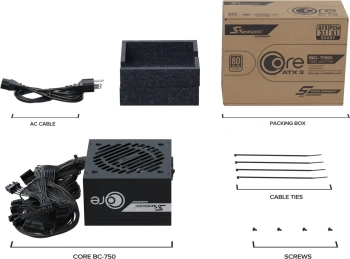 Блок питания Seasonic Core V2 BC-750 750W (SRP-CBC751-A5A51JF)