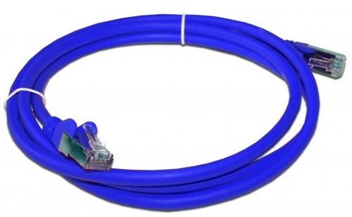 Патч-корд Lanmaster LAN-PC45/S6A-0.5-BL синий