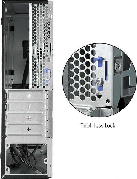 Корпус Chieftec UNI 300W черный (BE-10B-300)
