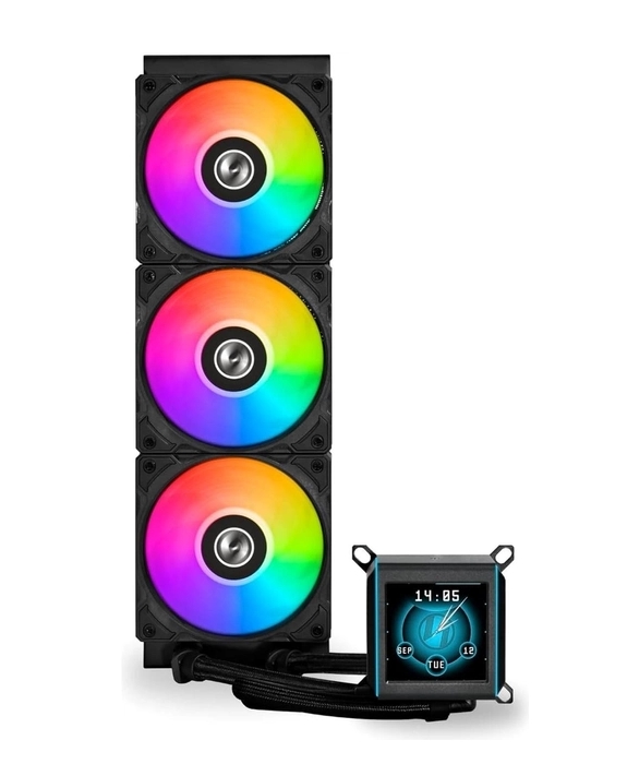 Кулер для процессора Lian Li Galahad II LCD 360 Black (G89.GA2ALCD36B.00)