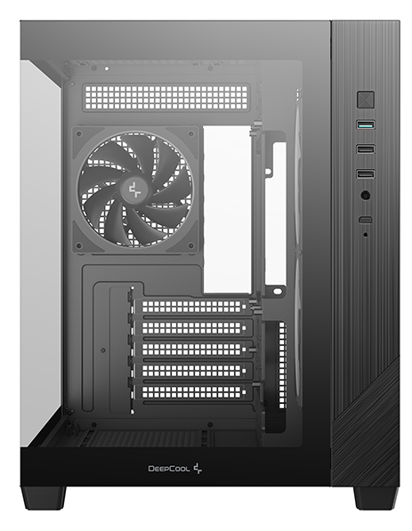 Корпус DeepCool CG330 3F mATX без БП черный (R-CG330-BKNGM3-G)