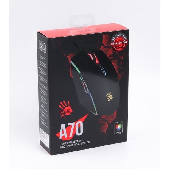 Мышь A4Tech Bloody A70 Matte Black