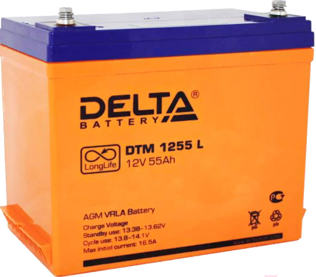 Аккумулятор для ИБП Delta DTM 1255 L