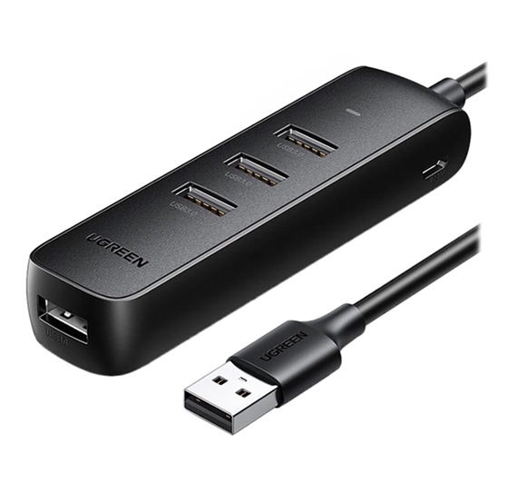 USB-хаб Ugreen CM416-80657 Black (80657)
