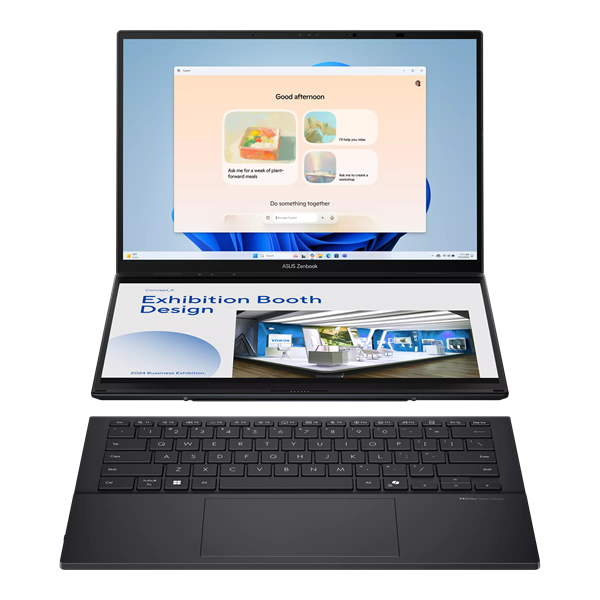 Ноутбук ASUS Zenbook Duo UX8406CA-QL345X Inkwell Gray (90NB14X1-M00M30)