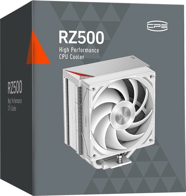 Кулер для процессора PCCooler RZ500 белый (RZ500-WHNWNX-GL)