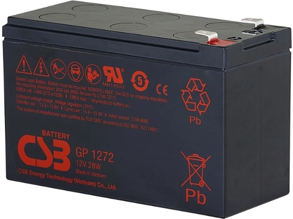 Аккумулятор для ИБП Csb GP1272 F1 28W