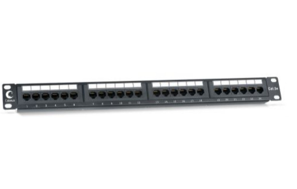 Патч-панель Cabeus PL-24-Cat.5e-Dual
