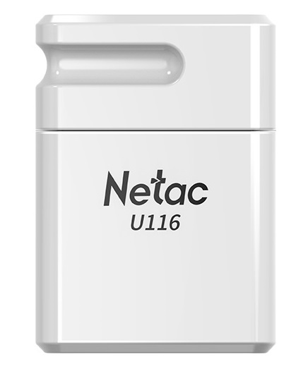 USB Flash-накопитель Netac U116 128GB белый (NT03U116N-128G-32WH)