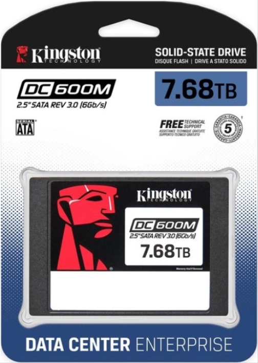 SSD диск Kingston DC600M 7680Gb (SEDC600M/7680G)