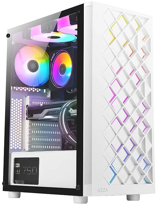 Корпус Azza Spectra белый без БП (CSAZ-280W)