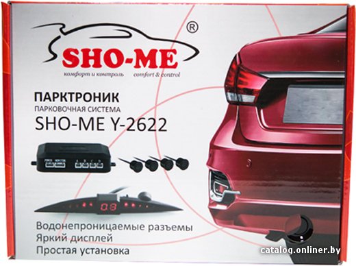 Парковочный радар Sho-Me Y-2622 черный