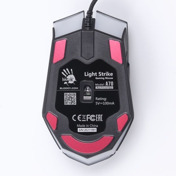 Мышь A4Tech Bloody A70 Matte Black