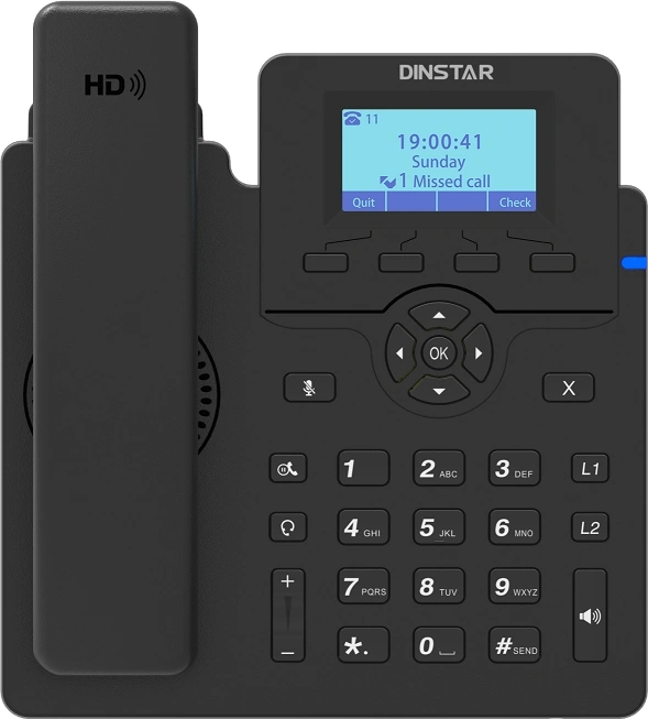 IP-телефон Dinstar C60GP черный