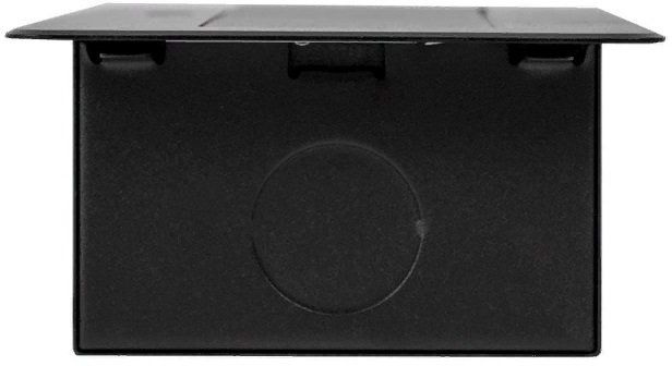 Разветвитель Premier PX/BL-HOR-2R-2USB-BLK черный