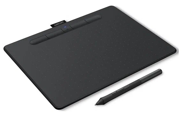 Графический планшет Wacom Intuos M USB черный (CTL-6100K-B)