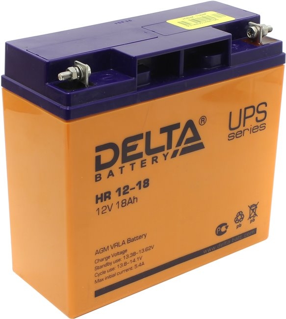 Аккумулятор для ИБП Delta HR 12-18