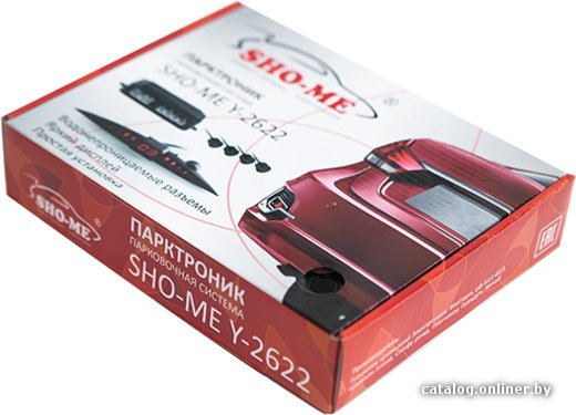 Парковочный радар Sho-Me Y-2622 черный