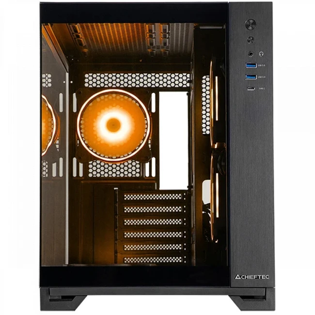 Корпус Chieftec Visio без БП черный (GM-30B-TG-OP)
