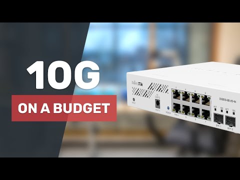 Коммутатор MikroTik CSS610-8G-2S+IN
