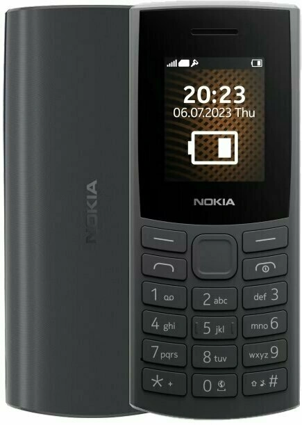 Мобильный телефон Nokia 105 TA-1569 SS черный (1GF019EPA2C04)