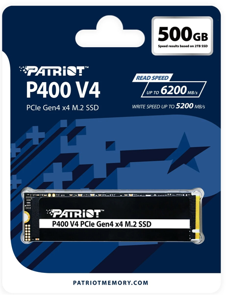 SSD диск Patriot P400 V4 500GB (P400VP500GM28H)