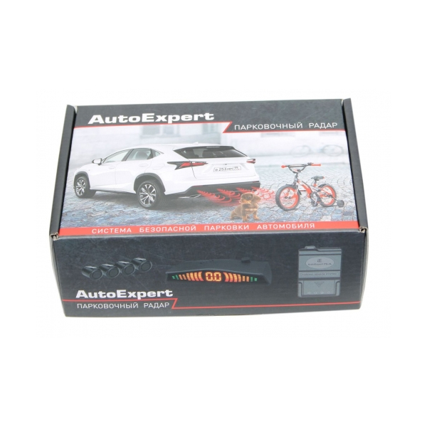 Парковочный радар AutoExpert PS-4L Profi черный