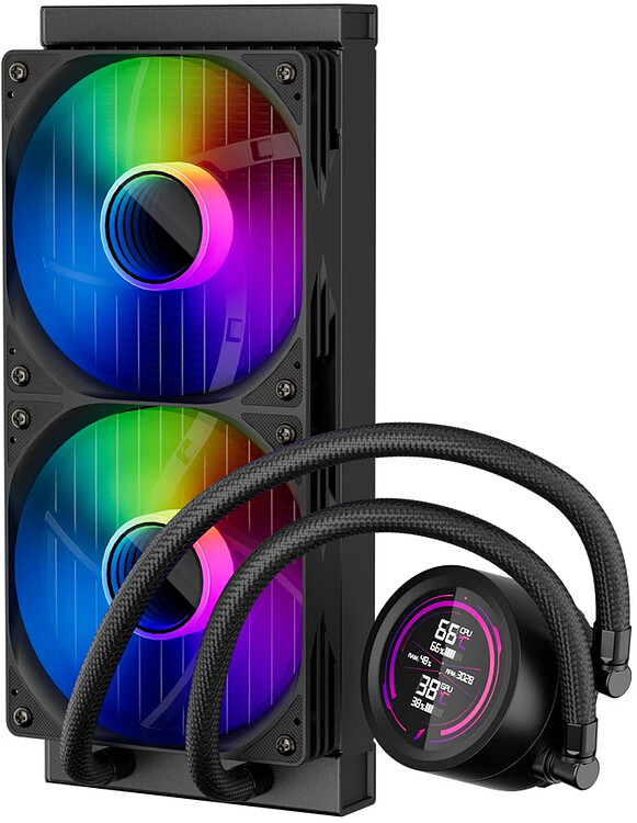 Система жидкостного охлаждения для процессора 1stPlayer TS4 240 Black (TS4-240-BK)