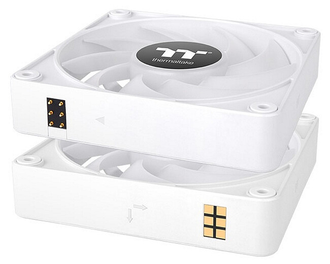 Вентилятор для корпуса Thermaltake CT120 EX Sync ARGB белый (CL-F190-PL12SW-A)