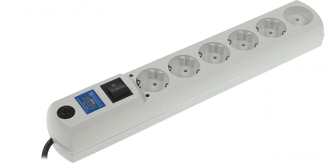 Сетевой фильтр Most HV6 5м белый (HV6 5М БЕЛ) Сетевой фильтр Most HV6 5м белый (HV6 5М БЕЛ)