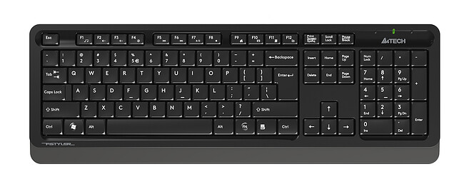 Набор периферии A4Tech Fstyler FG1010S черный/серый